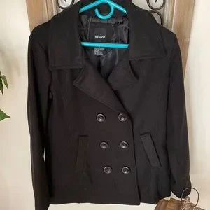 Me Jane Jackets Coats Like New Black Peacoat Size M Poshmark